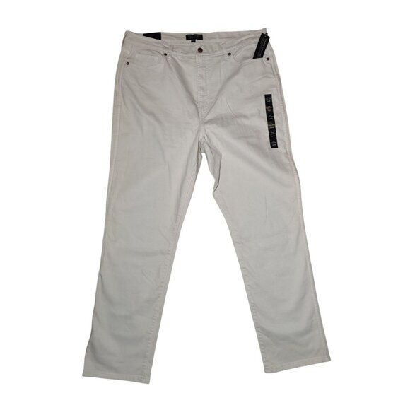Banana Republic Straight High Rise Ankle Length Jeans Light Beige 18T (37x31.5) - Picture 1 of 9
